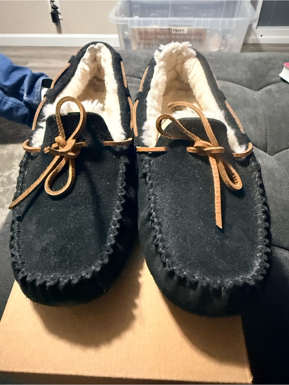 UGG Black Dakota Moccasin size 10